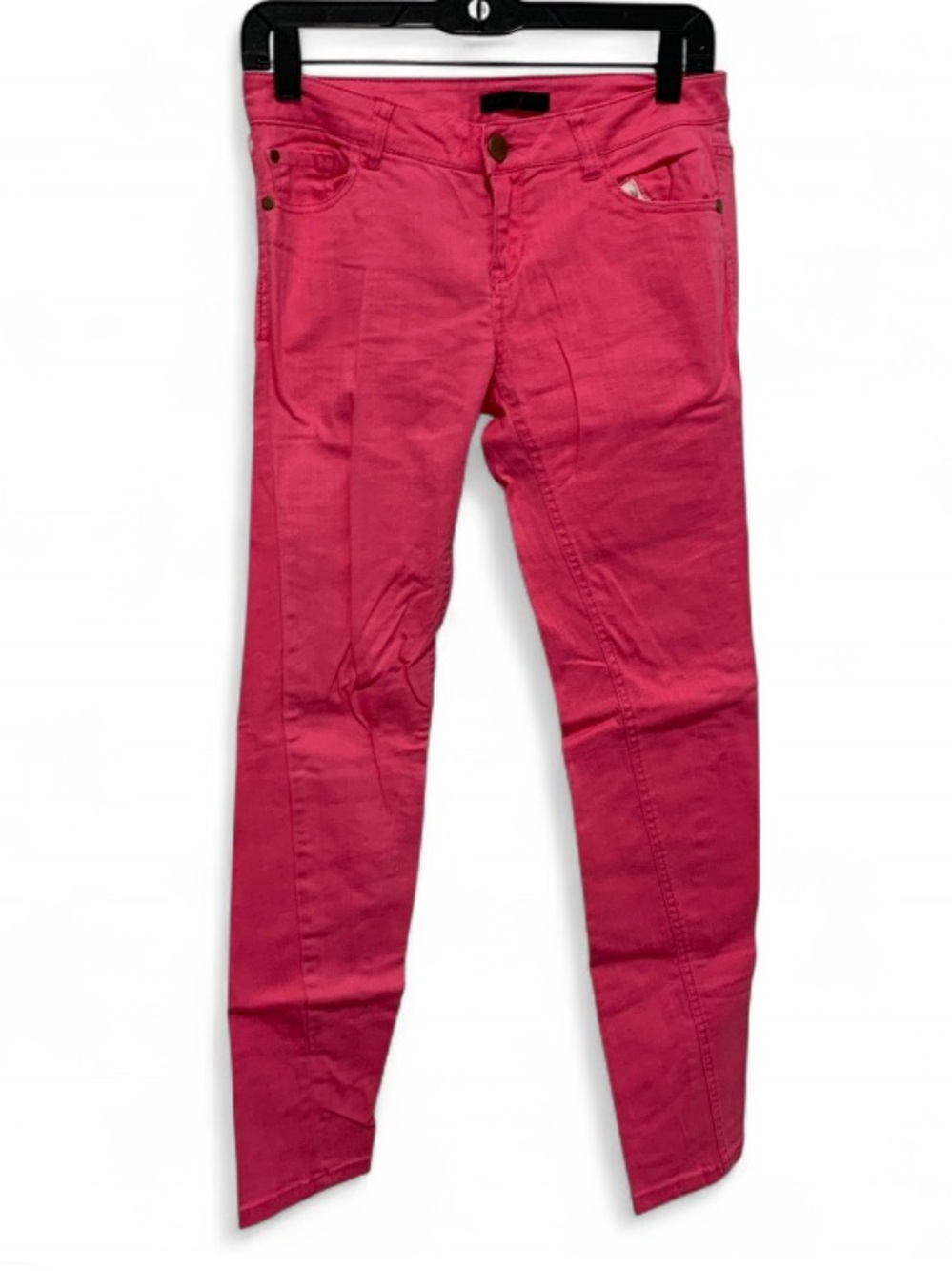 Fire Lose Angeles Bright Pink Low Rise Skinny Jeans